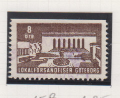 Zweden Lokale Zegel Cat. Facit Sverige 2000 Private Lokaalpost Göteborgs Lokalförsandelser 15 ; Boven Ongetand - Local Post Stamps