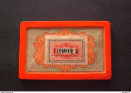 FISH CHIPS CHIPS CASINO DI SANREMO 500 LIRE END OF THE 40S WITH STAMP. BEAUTIFUL AND VERY RARE! - Casino