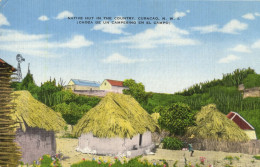 Curacao, N.W.I., WILLEMSTAD, Native Country Hut (1930s) Kropp 7705N Postcard - Curaçao