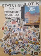 U.S.A ETATS-UNIS VRAC 80 G LOT R, Sur Fragments, MODERNES, GRANDS + MOYENS LARGE ON PAPER 美国散装 80 克 R 批，碎片，现代，大 + 中大纸质 - Lots & Kiloware (mixtures) - Max. 999 Stamps