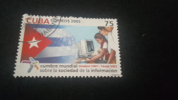 CUBA- 1980-90   75  C.     DAMGALI - Gebruikt