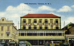 Curacao, N.W.I., WILLEMSTAD, Hotel Americano (1951) Kropp 13792 Postcard - Curaçao