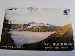 INDONESIA MAGNETIC/TAMURA  60  UNITS /  GUNUNG BROMO JAWA TIMUR           MAGNETIC   CARD    **16433** - Indonesia