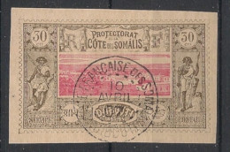 COTE DES SOMALIS - 1894-1900 - N°YT. 13 - Vue De Djibouti 30c Brun-gris - Oblitéré / Used - Used Stamps