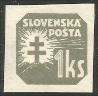 810 Slovensko Slovakia 1941 Newspaper Journaux 1ks Armoiries Arms MH * Neuf (SLK-69) - Gebruikt