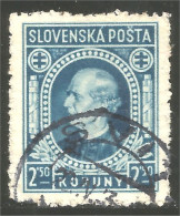 810 Slovensko Slovakia 1940 Andrej Hlinka 2.50k Blue (SLK-46) - Used Stamps