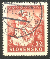 810 Slovensko Slovakia Eau Fontaine Source Spring Water Wasser (SLK-26) - Used Stamps