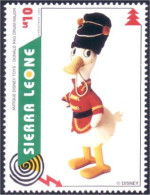 806 Sierra Leone Donald Duck Rag Drum-Major Costume Sergent-major Chiffon Toy Jouet Mecanique MNH ** Neuf SC (SIE-37e) - Textile