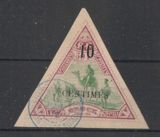 COTE DES SOMALIS - 1902 - N°YT. 36 - Méhariste 10c Sur 50f - Oblitéré / Used - Used Stamps