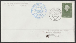 1976, Sabena, First Flight Cover, Amsterdam - Havanna Cuba/Kuba, Feeder Mail - Posta Aerea