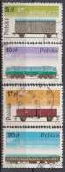 POLAND 2993-2996,used,trains - Used Stamps