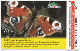 CUBA(Urmet) - Butterfly, Mariposa Nocturna, Tirage 75000, 01/03, Mint - Cuba