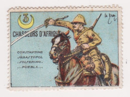 Vignette Militaire Delandre - 3ème Régiment De Chasseurs D'Afrique - Vignette Militari