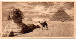 EGYPT Ca 1915. UNCIRCULATED POSTAL CARD Depicting SPHINX And PYRAMIDS In CAIRO - Sphinx