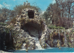 CARTOLINA  C6 ROMA,LAZIO-GIARDINI VATICANI-FONTANA DELL'AQUILONE-MEMORIA,CULTURA,RELIGIONE,BOLLO STACCATO,VIAGGIATA 1963 - Parks & Gärten
