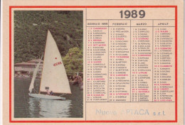 Calendarietto - Nuova Aptaca - Anno 1989 - Petit Format : 1981-90