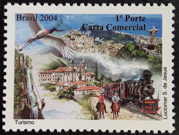 C 2598 Brazil Depersonalized Stamp Tourism Horse Train Church 2004 - Ongebruikt