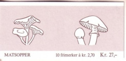 NORWEGEN MH 10 POSTFRISCH(MINT) PILZE 1987 PFIFFERLING REIFPILZ - Carnets