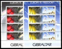 GIBRALTAR MI-NR. 710-713 POSTFRISCH(MINT) EUROPA 1995 FRIEDEN Und FREIHEIT - 1995