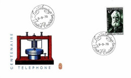 LUXEMBOURG MI-NR. 935 FDC ALEXANDER GRAHAM BELL TELEFONERFINDER - FDC