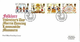 GROSSBRITANNIEN MI-NR. 867-870 FDC EUROPA 1981 FOLKLORE - 1981