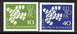 DEUTSCHLAND MI-NR. 367-368 X POSTFRISCH(MINT) EUROPA 1961 - TAUBE - 1961