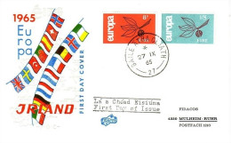 IRLAND MI-NR. 176-177 FDC CEPT 1965 ZWEIG - 1965