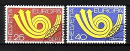 SCHWEIZ MI-NR. 994-995 GESTEMPELT(USED) EUROPA 1973 POSTHORN - 1973