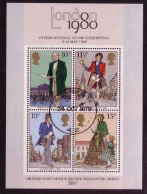 GROSSBRITANNIEN BLOCK 2 GESTEMPELT(USED) LONDON 1980 TODESTAG Von ROWLAND HILL 1979 - Hojas Bloque