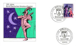 DEUTSCHLAND MI-NR. 1626 FDC BUND DEUTSCHER AMATHEURTHEATER 1992 - Théâtre