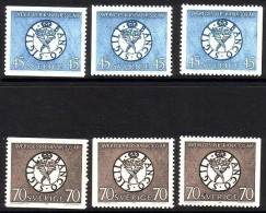 SCHWEDEN MI-NR. 603-604 A + D Links + D POSTFRISCH(MINT) Rechts SCHWEDISCHE REICHSBANK - Nuovi