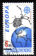 TSCHECHOSLOWAKEI MI-NR. 3084 O EUROPA 1991 - EUROPÄISCHE WELTRAUMFAHRT SATELLIT - 1991