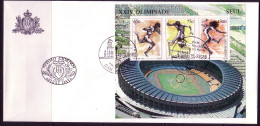 SAN MARINO BLOCK 11 FDC OLYMPISCHE SOMMERSPIELE SEOUL 1988 - FDC