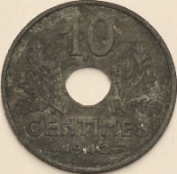 France - 10 Centimes 1942, KM# 898.1 (#4007) - 10 Centimes