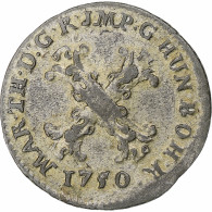 Pays-Bas Autrichiens, Maria Theresa, 10 Liards, 1750, Anvers, Argent, TTB+ - …-1795 : Oude Periode
