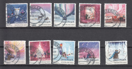 Nederland 2023, Nvph ??, Mi Nr ?? Decemberzegels Sheet Postfris, Uil, Owl, Kat, Hert, Deer, Gestempeld - Used Stamps