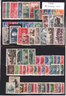 France Année Complete 1941 - 71 Timbres* * TB - 1940-1949