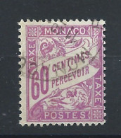 Monaco Timbre Taxe N°22 Obl (FU) 1926/43 - Impuesto