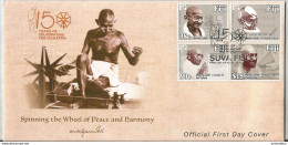 Fiji - 2018 - Gandhi - Set Of 4 Stamp On FDC. ( CP 800)  (OL 26.7.19 ) - Mahatma Gandhi