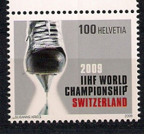 2009 Schweiz   Mi. 2098 **MNH    Eishockey-Weltmeisterschaft, Bern Und Kloten. - Ungebraucht
