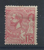 Monaco N°15* (MH) 1891/94 - Prince Albert 1er - Nuevos