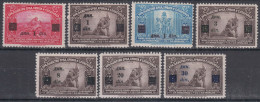 Yugoslavia Kingdom 1922 Mi#162-168 Mint Hinged - Unused Stamps