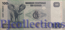 CONGO DEMOCRATIC REPUBLIC 100 FRANCS 2007 PICK 98a AUNC - Demokratische Republik Kongo & Zaire