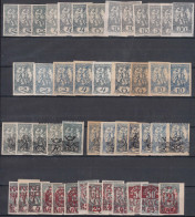 Yugoslavia Kingdom SHS Slovenia 1919/1920 Angel Issues Complet Mi#113-117 I And II Mi#134-138 I And II And Mi#139-144 Mh - Unused Stamps