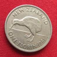 New Zealand 1 Florin 1961 Bird Nova Zelandia Nuova Zelanda Nouvelle Zelande W ºº - Nouvelle-Zélande