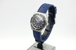 Watches : PRONTO HAND WIND DIVER BLUE DIAL Ref. 0419 - ULTRA RARE - Original - Running - Excelent Condition - Orologi Di Lusso