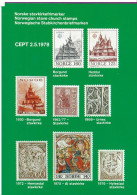 Norway 1978 Card With Imprinted Stamps   Churches     Unused - Lettres & Documents