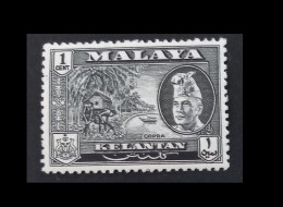 (TI)(MLYKEL57-4) MALAYA MALAYSIA MALAISIE KELANTAN 1957 Sultan ** MNH Neufs 1 Cent - Kelantan