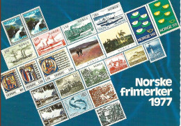 Norway 1977 Card With Imprinted Stamps Issued 1977    Unused - Storia Postale