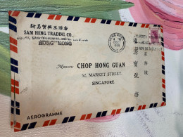 Hong Kong Stamp 1956 Exhibition HK Product Postally Used Cover - Lettres & Documents